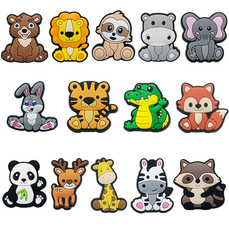 Croc Style Clog - Schattige Dieren Panda Leeuw Schoen Charmes