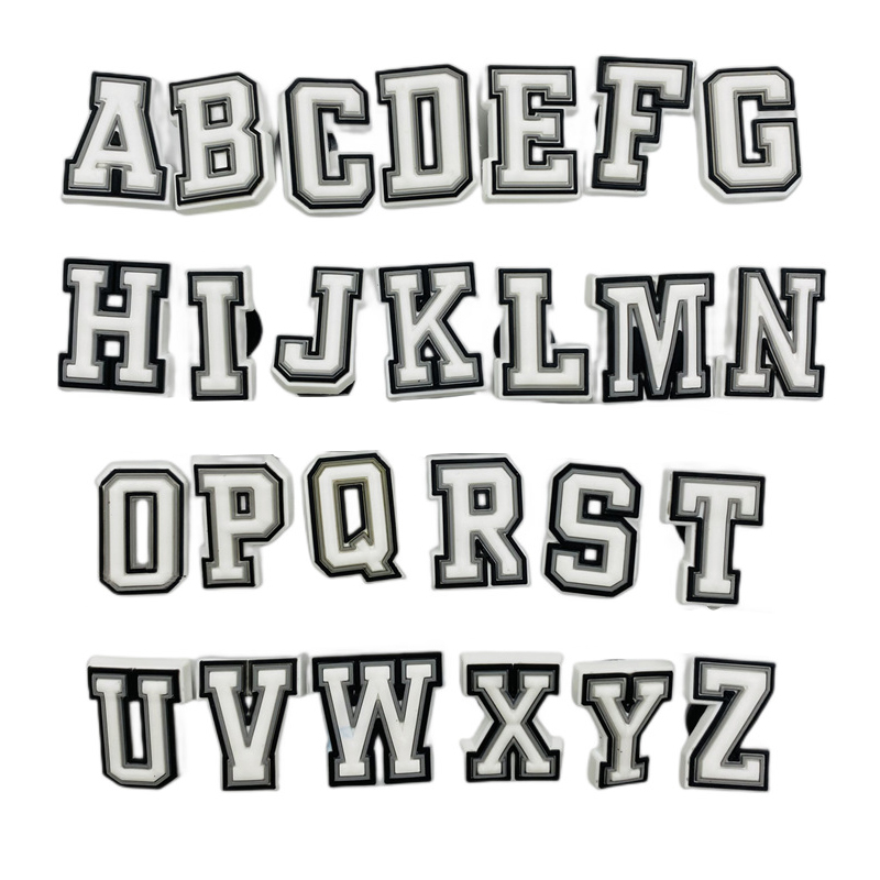 Croc Style Clog - Hot Koop Letters Schoen Charmes voor