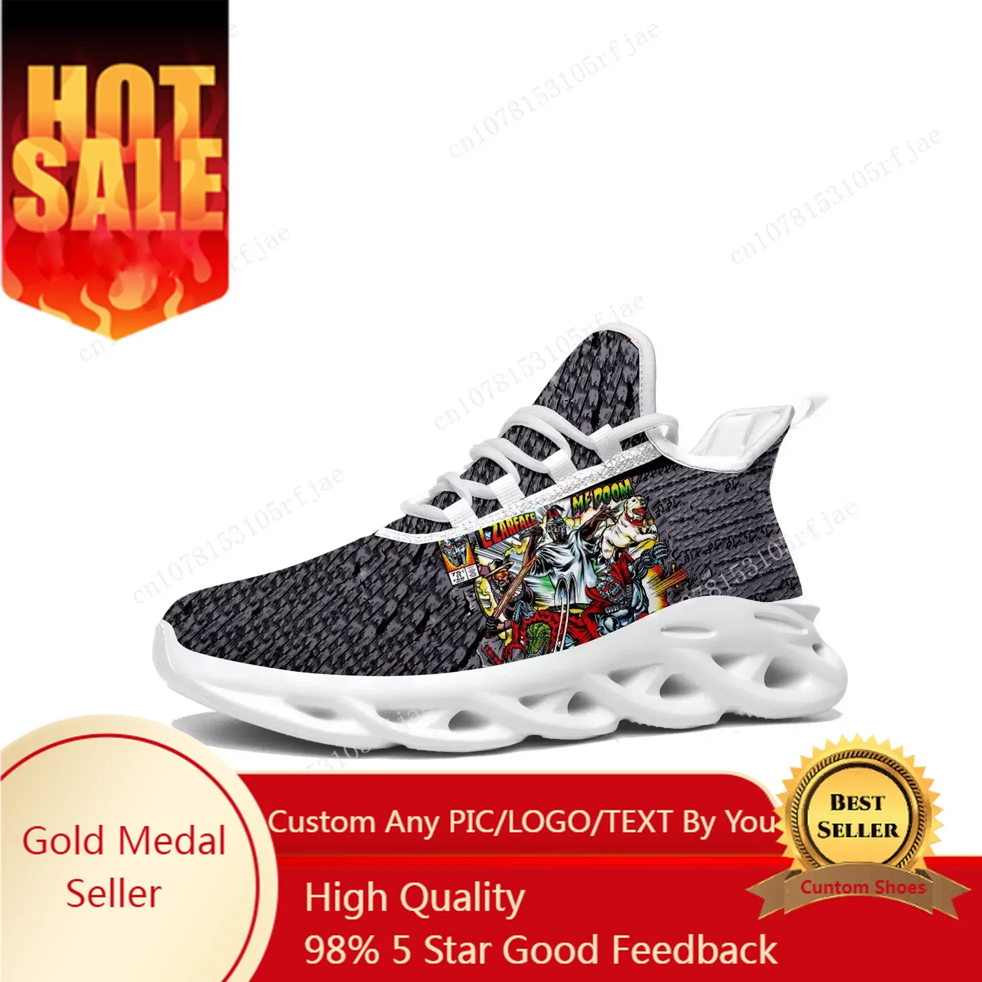 Mesh Sneaker Women - MF Doom Flats Sneakers Heren Dames