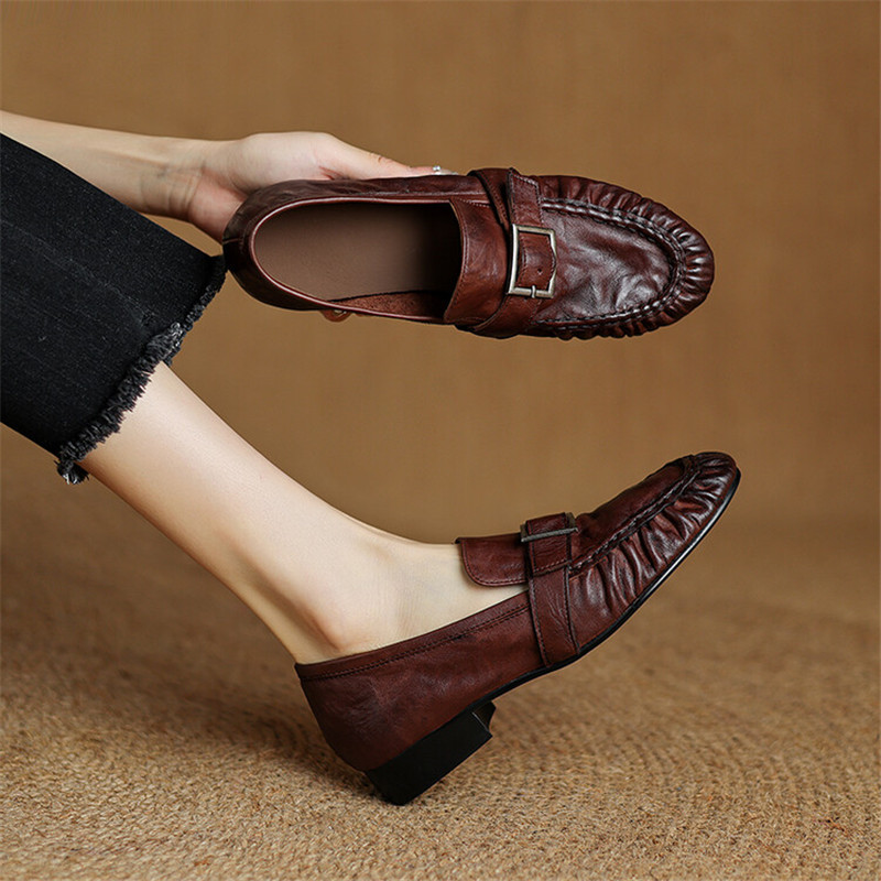 Women'S Heels - Nieuwe Herfst Echt Leer Vrouwen Pumps
