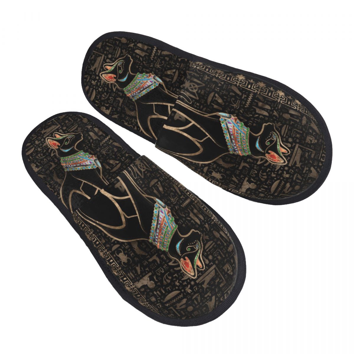 Women Shoes Egypt - Aangepaste Egyptische kat Bastet gastslippers voor