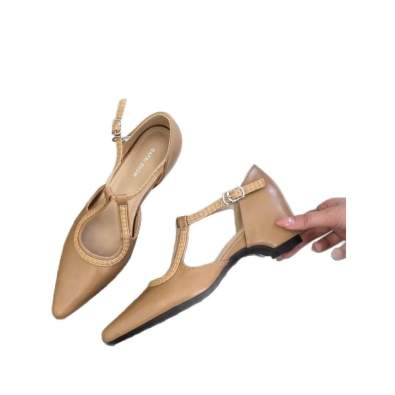 Women'S Shoes Burgundy - 2026Will&Zest Gele Pumps T-Strap Patentleren Drag