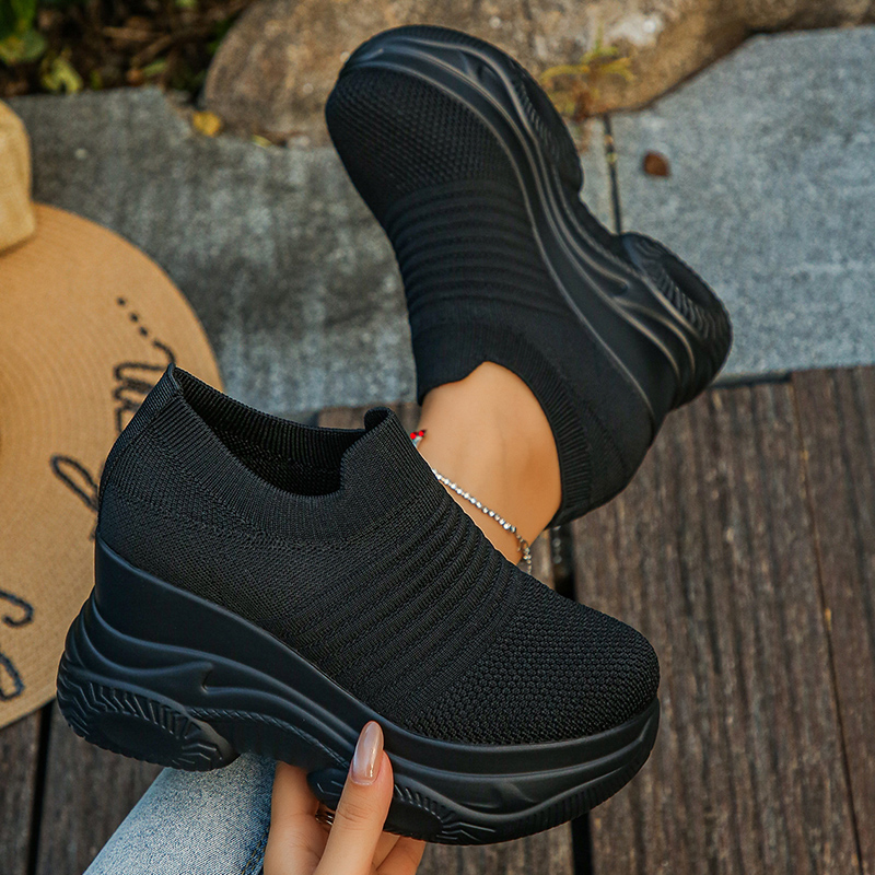 Dames gebreide witte dikke sne - Mesh Sneaker Women recensie en prijs