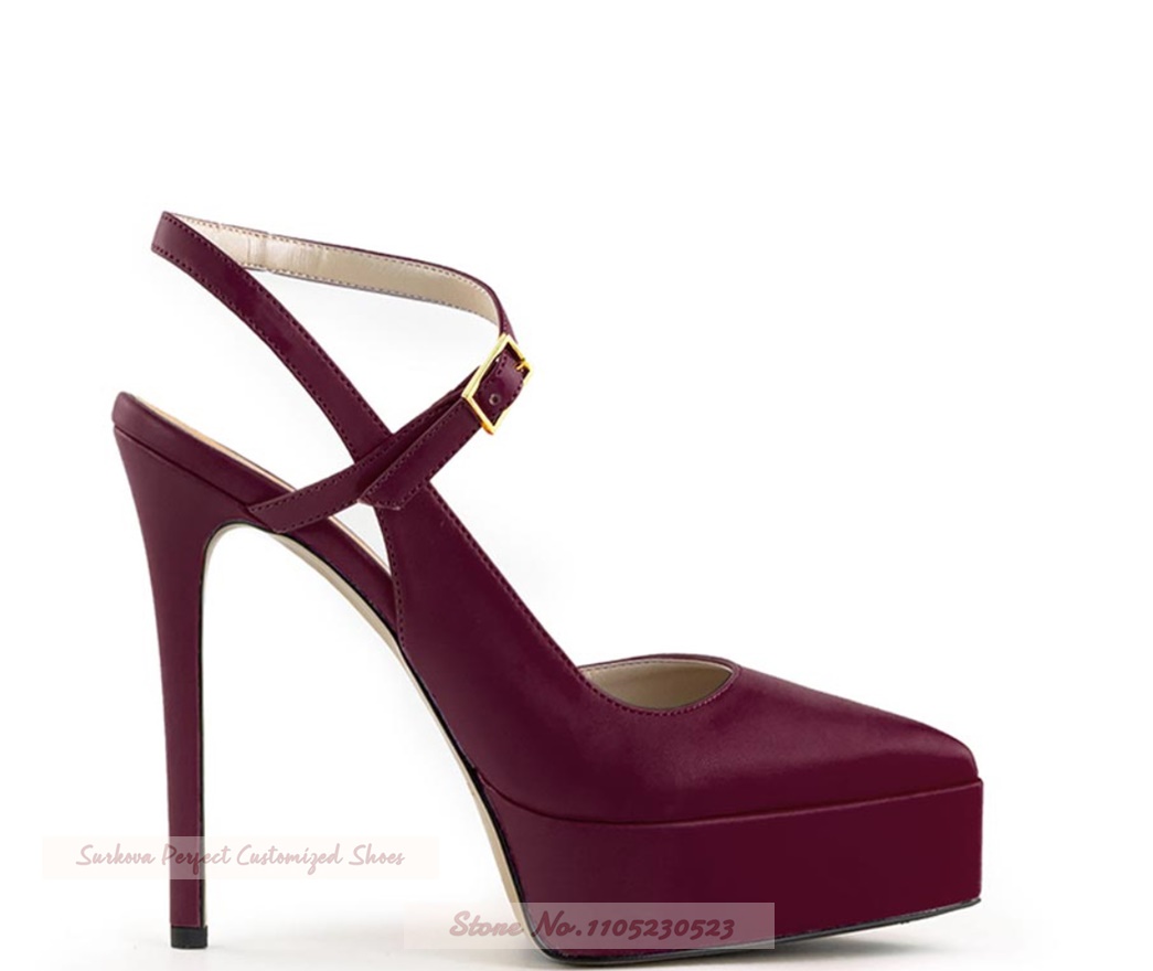 Bordeauxrode matte schoenen me - Women'S Shoes Burgundy recensie en prijs