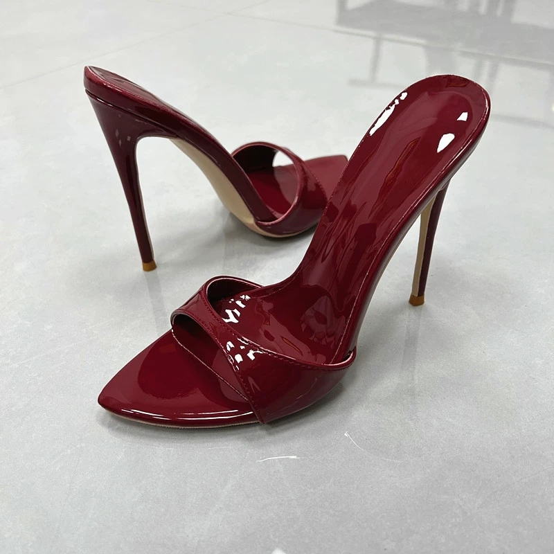 Elegante bordeauxrode patent p - Women'S Shoes Burgundy recensie en prijs