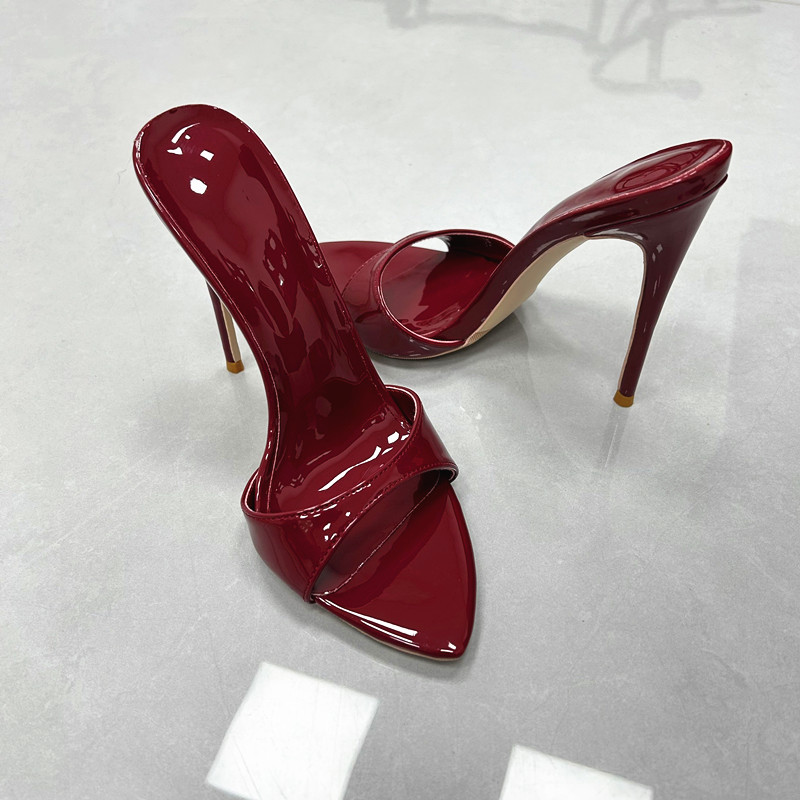 Elegante bordeauxrode patent p - Women'S Shoes Burgundy recensie en prijs