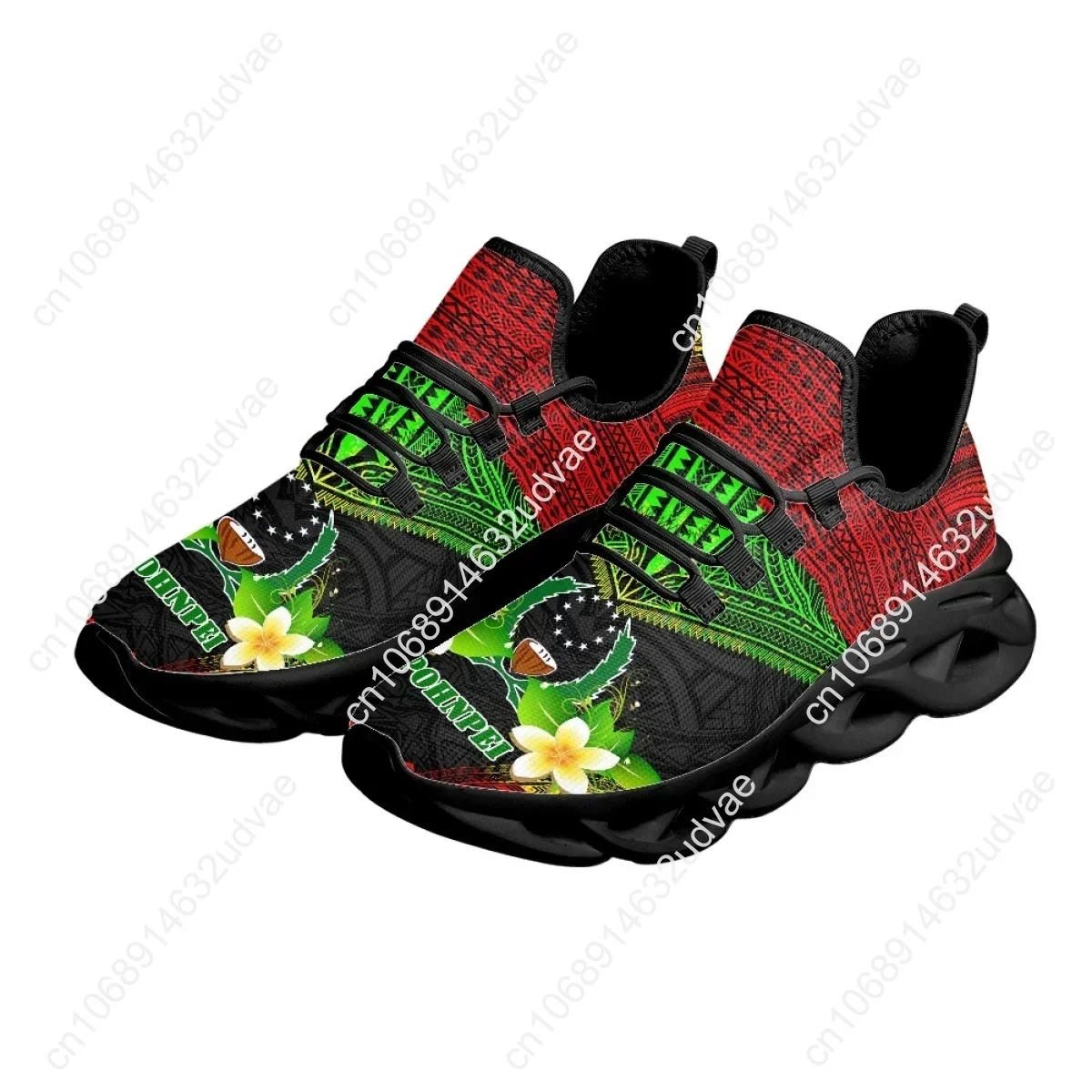 Polynesische Pohnpei Plumeria  - Mesh Sneaker Women recensie en prijs