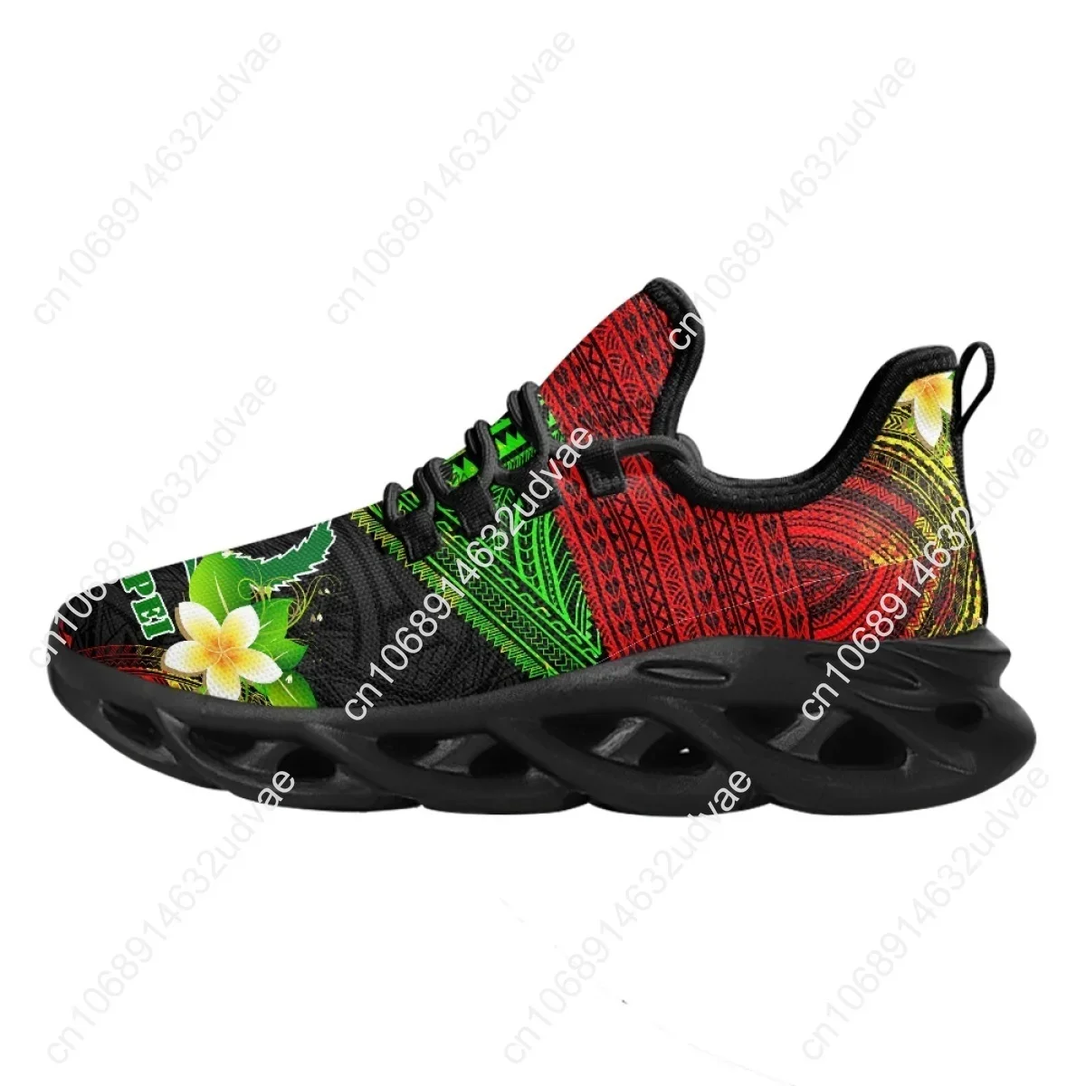 Polynesische Pohnpei Plumeria  - Mesh Sneaker Women recensie en prijs