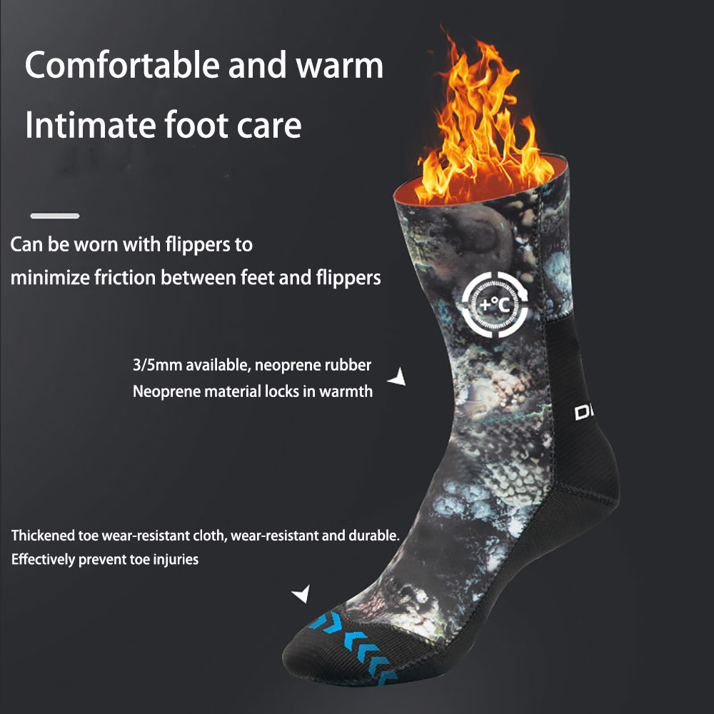 3/5/7mm Neopreen Camo Duiksokk - Women'S Shoes For Neuropathy recensie en prijs