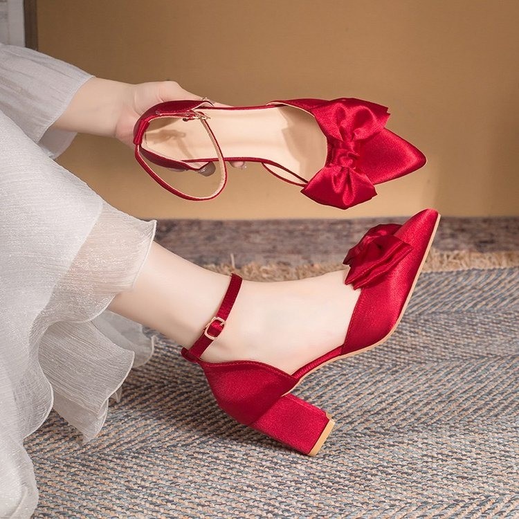 Bruidsschoenen met hoge hakken - Women'S Shoes Burgundy recensie en prijs