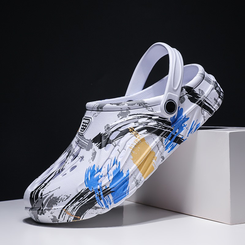Mannen Zomer Camouflage Graffi - Croc Style Clog recensie en prijs