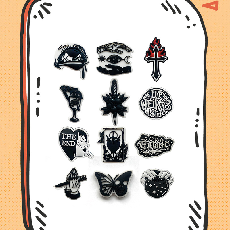 23 Stuks Horror Halloween Scho - Croc Style Clog recensie en prijs