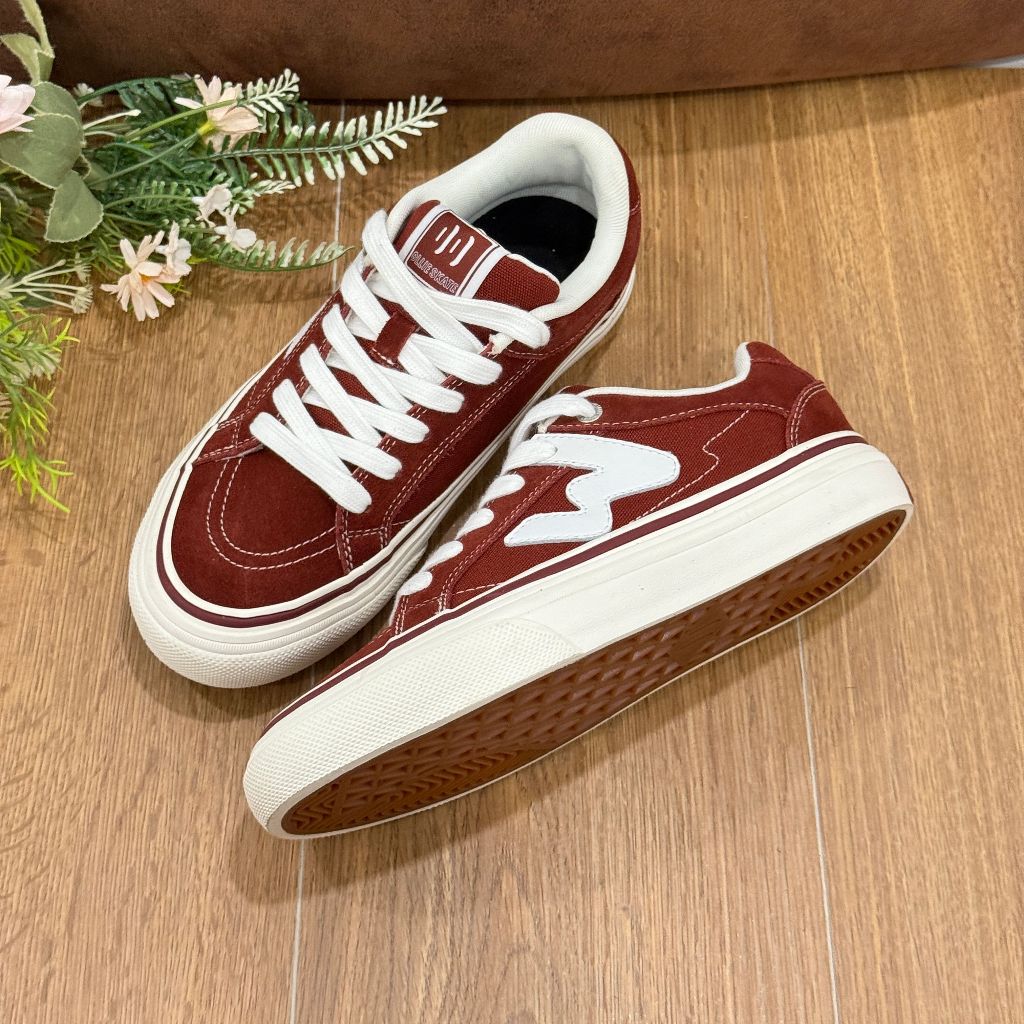 Ollieskate bordeauxrode suède  - Women'S Shoes Burgundy recensie en prijs