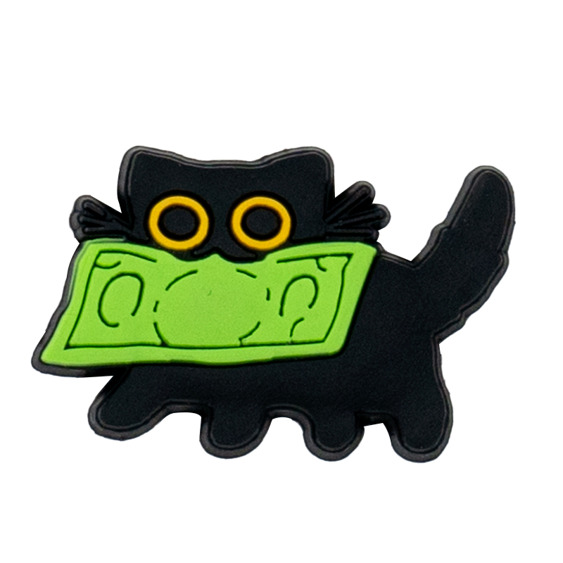 9-delige set zwarte Catr Croc  - Croc Style Clog recensie en prijs