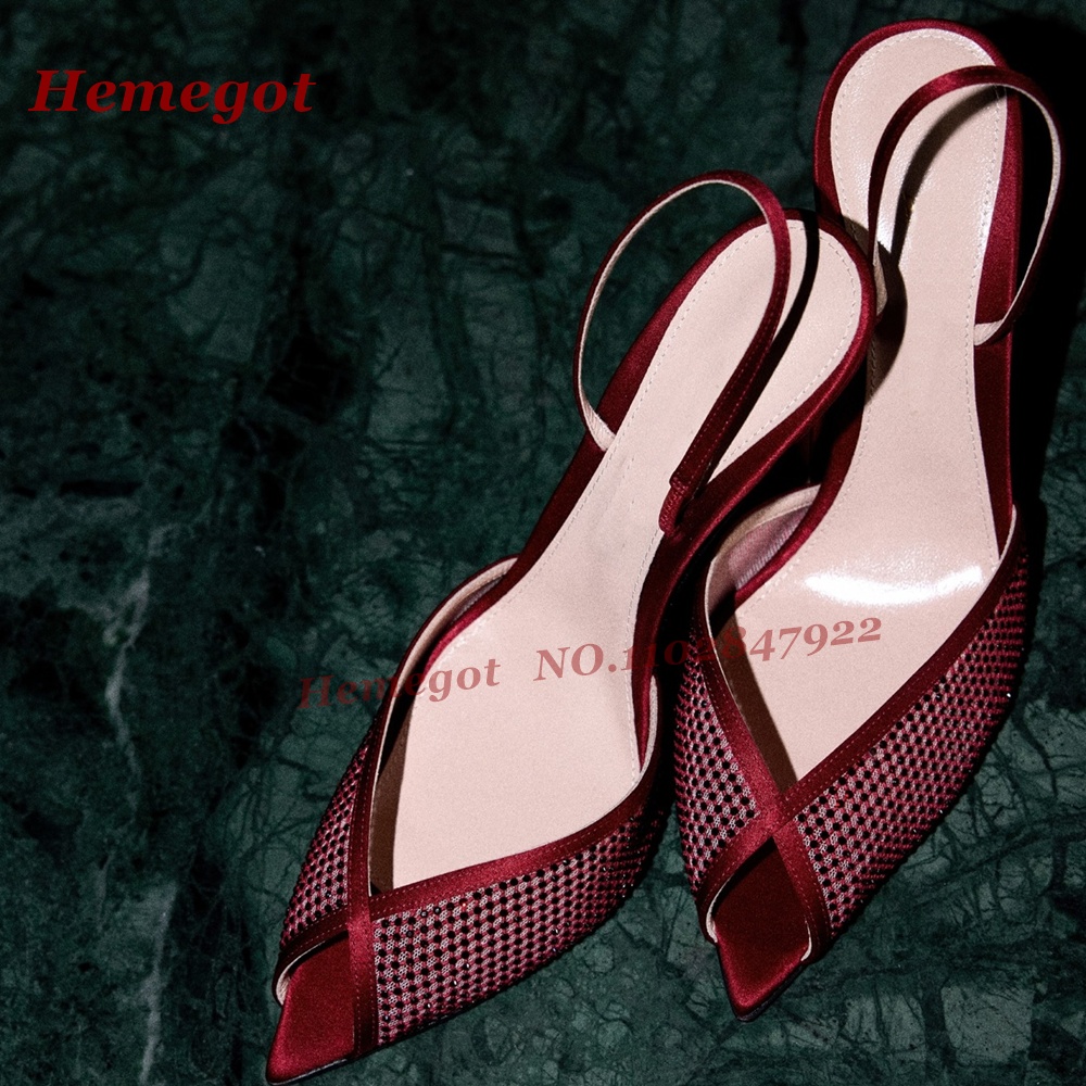 Dames bordeauxrood satijn mesh - Women'S Shoes Burgundy recensie en prijs